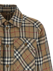 Burberry Double Face Shirt Brown