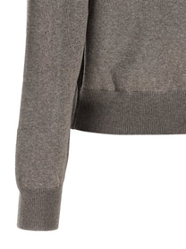 Maison Kitsuné Double Fox Head Cardigan Grey