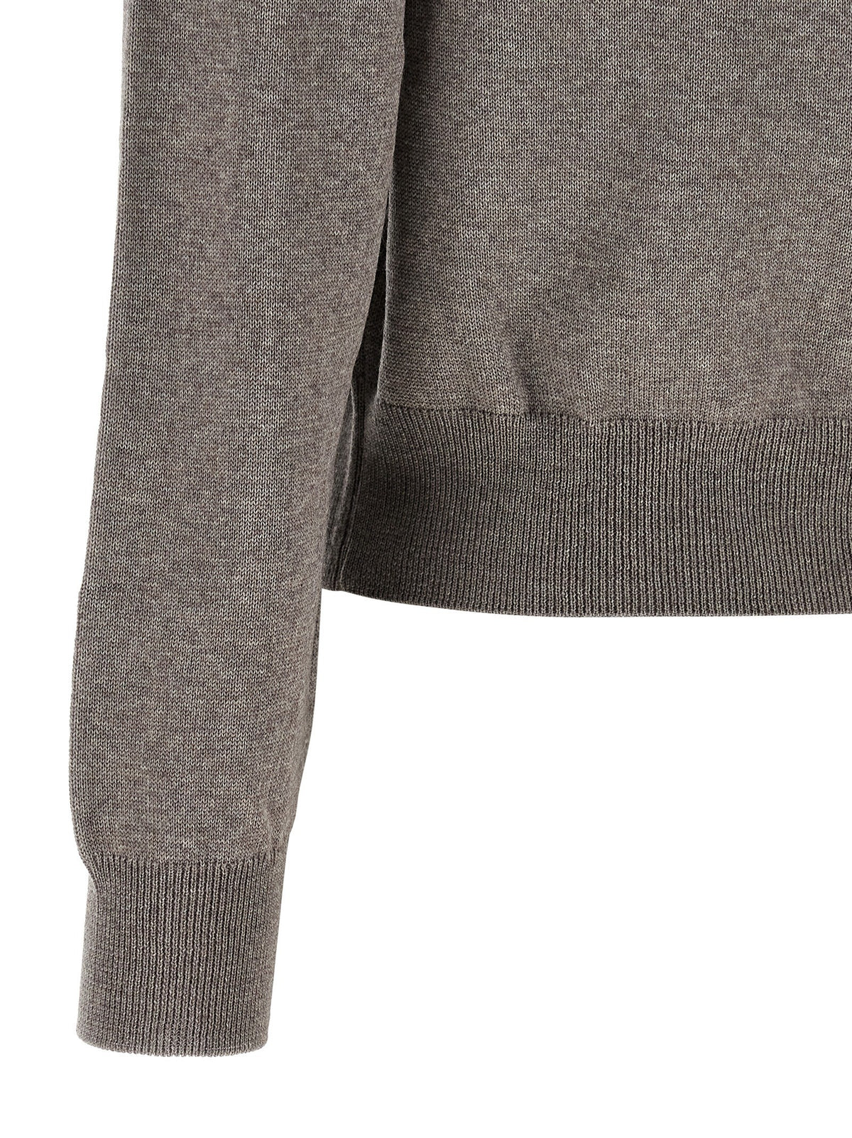 Maison Kitsuné Double Fox Head Cardigan Grey
