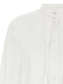 Gucci Double Embroidery Shirt White