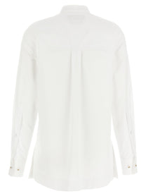 Gucci Double Embroidery Shirt White