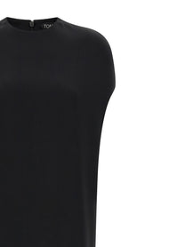 Tom Ford Double Georgette Jumpsuit Gold