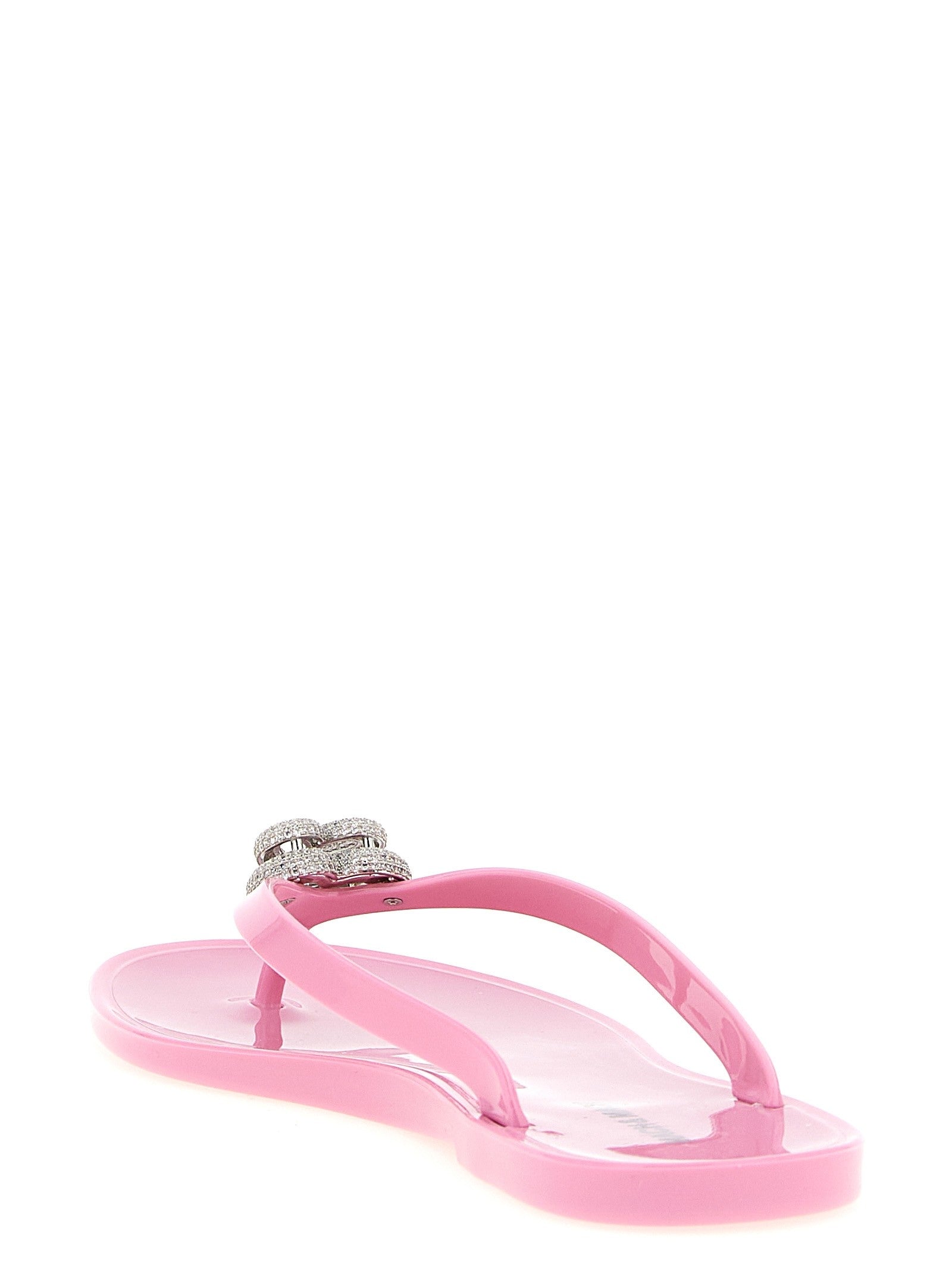 MACH &amp; MACH Double Heart Sandals Blue