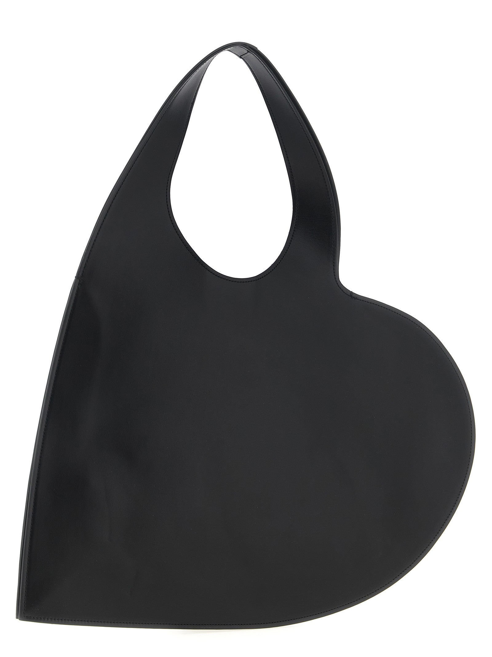 Coperni Double Heart Shoulder Bag Black