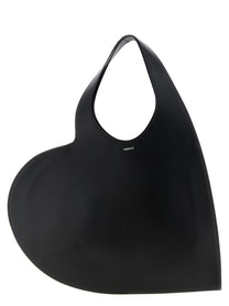 Coperni Double Heart Shoulder Bag Black