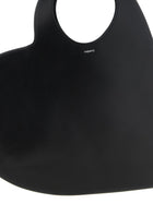 Coperni Double Heart Shoulder Bag Black, view 3