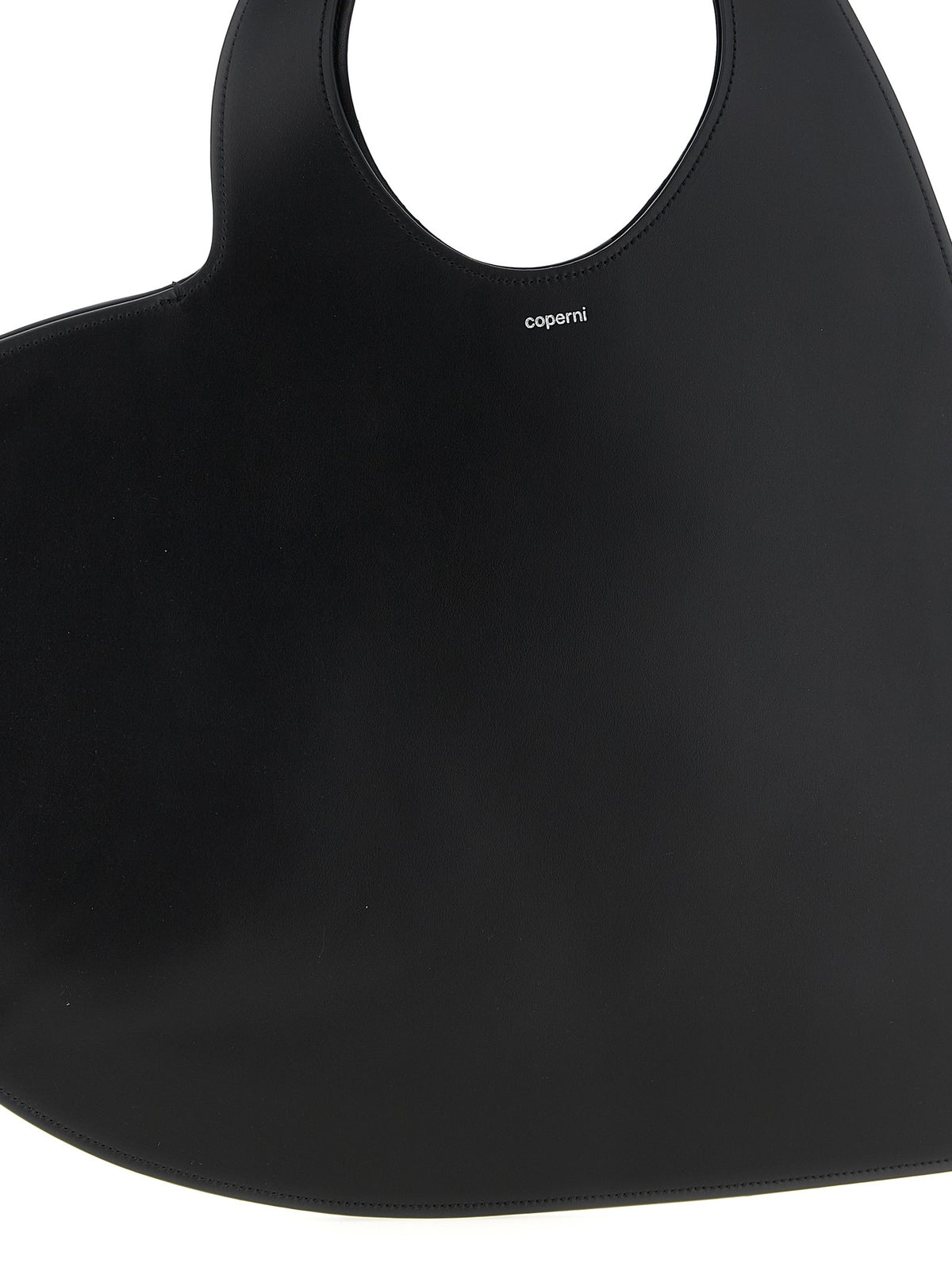 Coperni Double Heart Shoulder Bag Black, view 3
