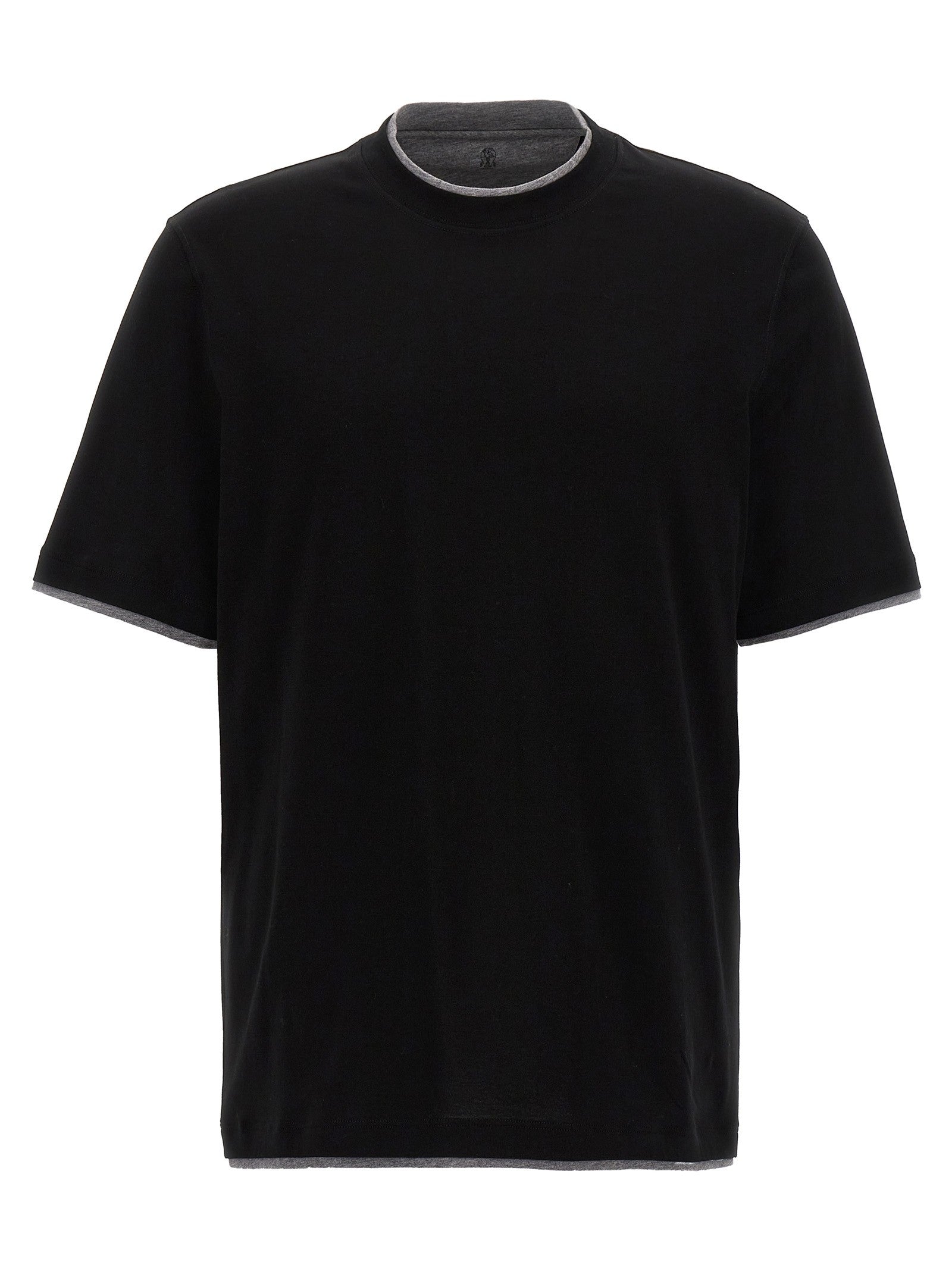 Brunello Cucinelli Double Hem Shirt Black