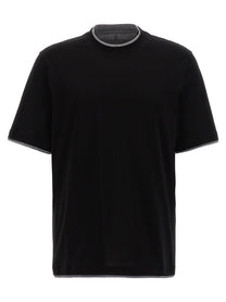 Brunello Cucinelli Double Hem Shirt Black