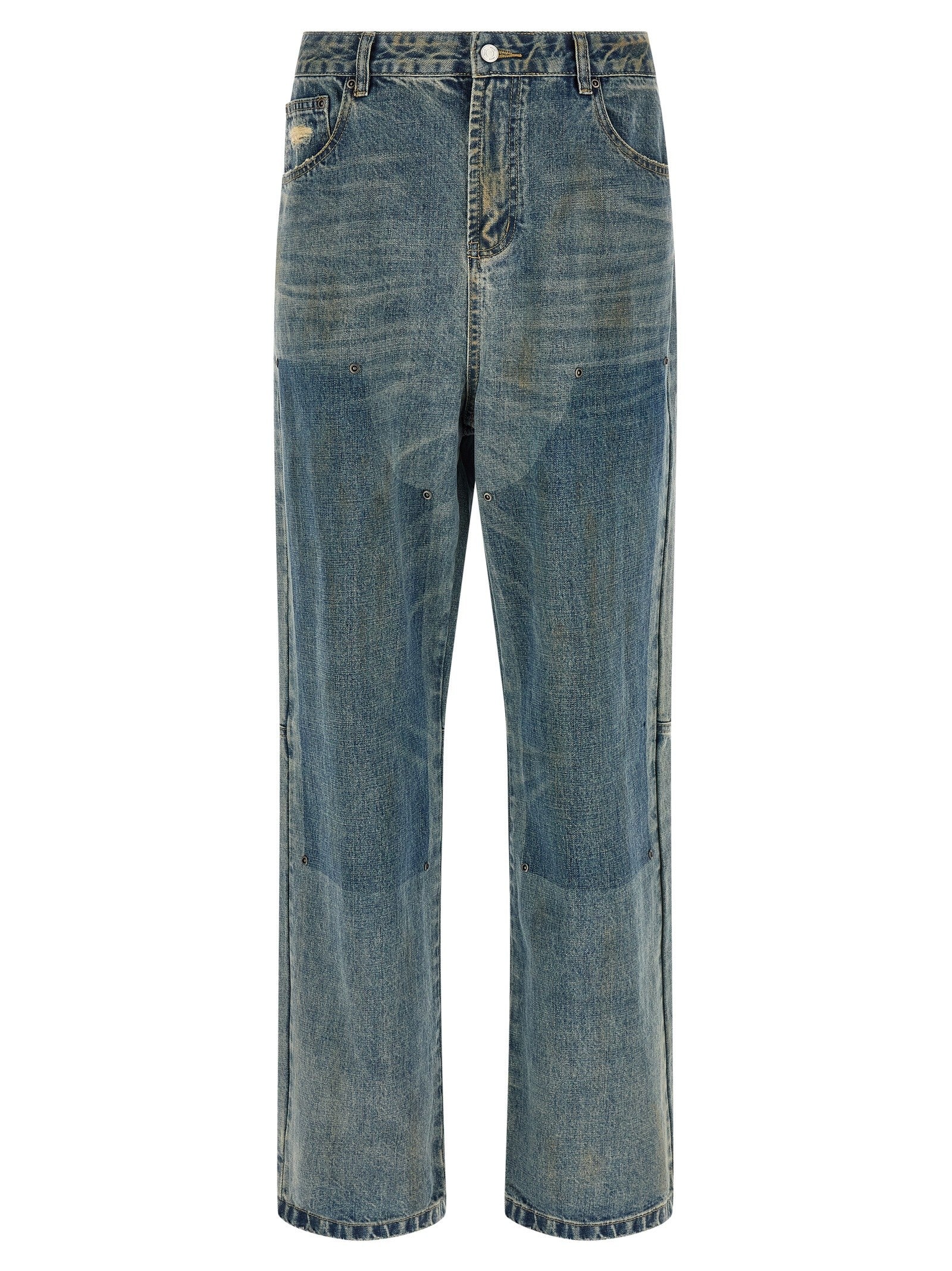 Found Double Knee Carpenter Jeans Blue