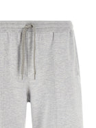 Brunello Cucinelli Double Knit Bermuda Shorts Grey, view 3