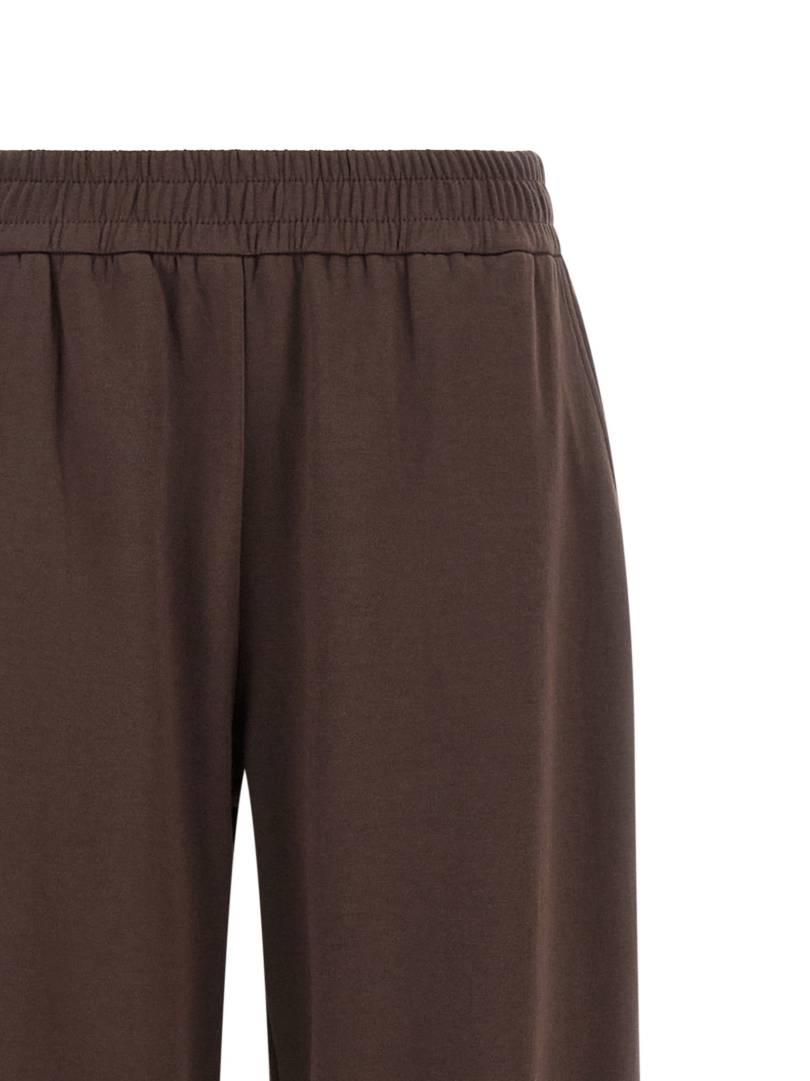 Moncler Double Knit Joggers Brown
