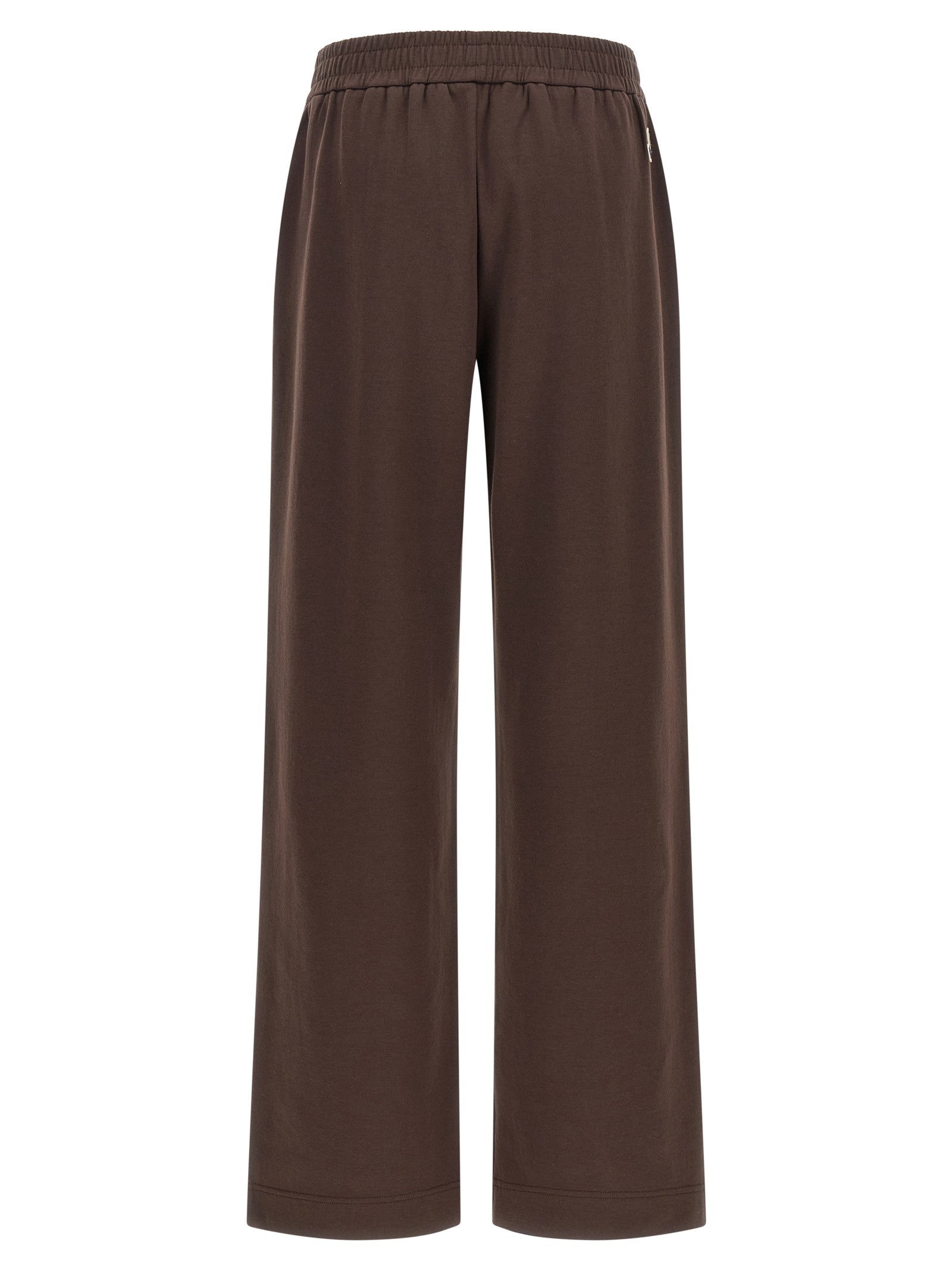 Moncler Double Knit Joggers Brown