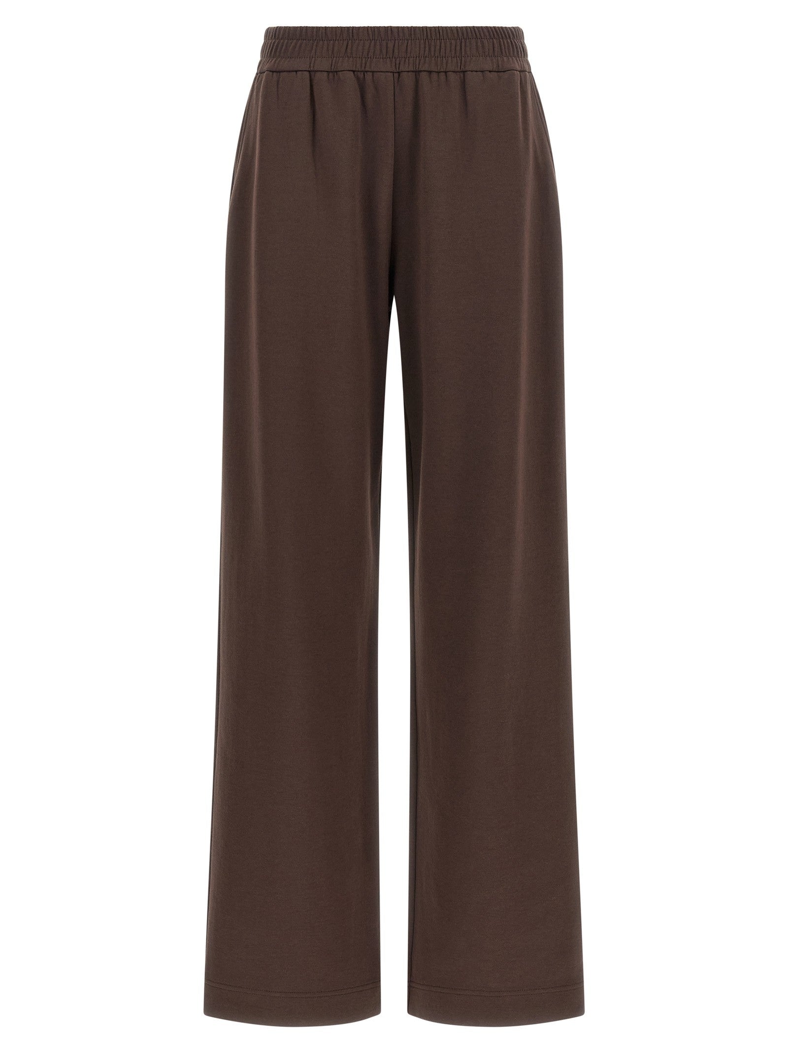 Moncler Double Knit Joggers Brown