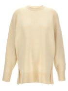 Toteme Double Knit Sweater White