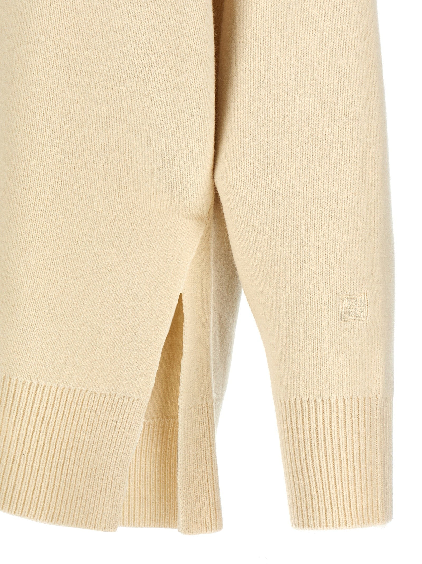 Toteme Double Knit Sweater White