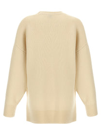 Toteme Double Knit Sweater White