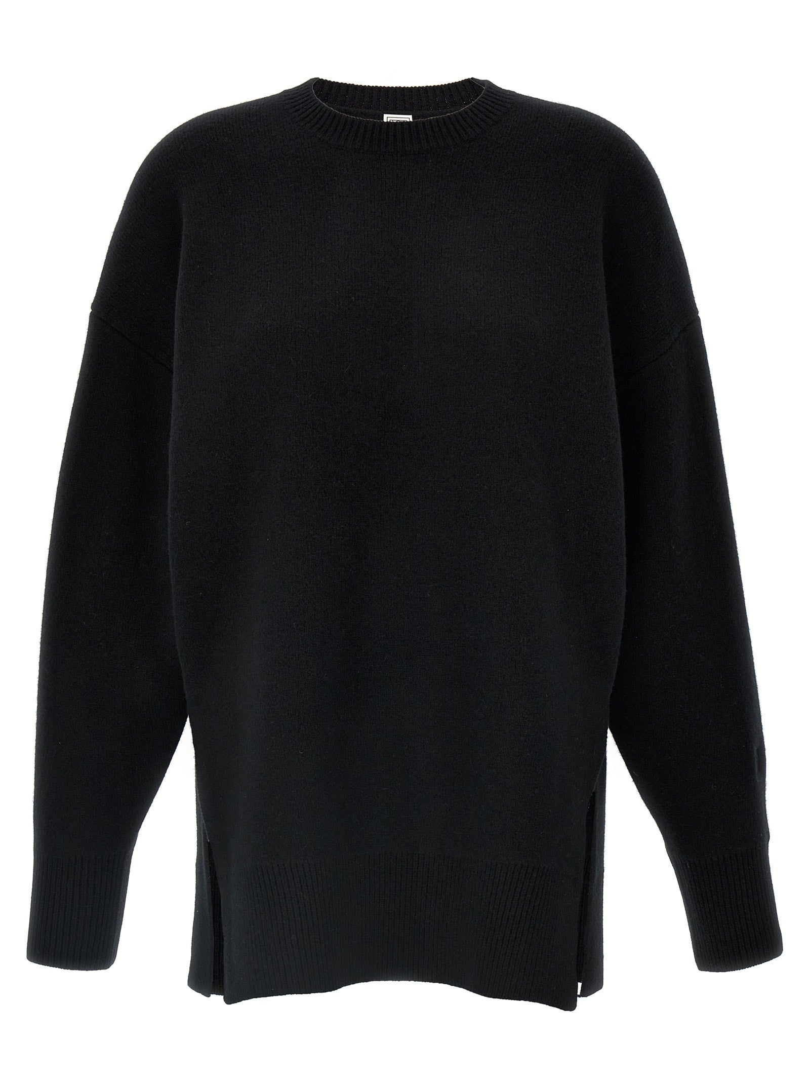 Toteme Double Knit Sweater Black
