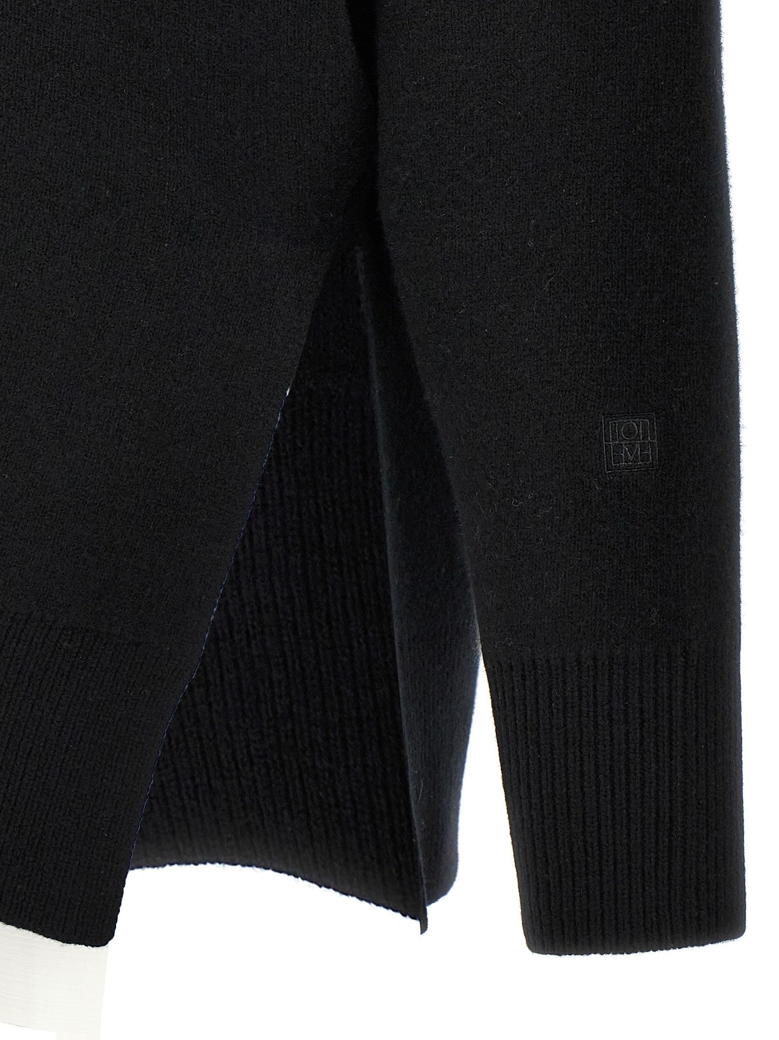 Toteme Double Knit Sweater Black