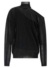 Fendi Double Knit Top Black