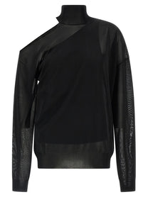 Fendi Double Knit Top Black