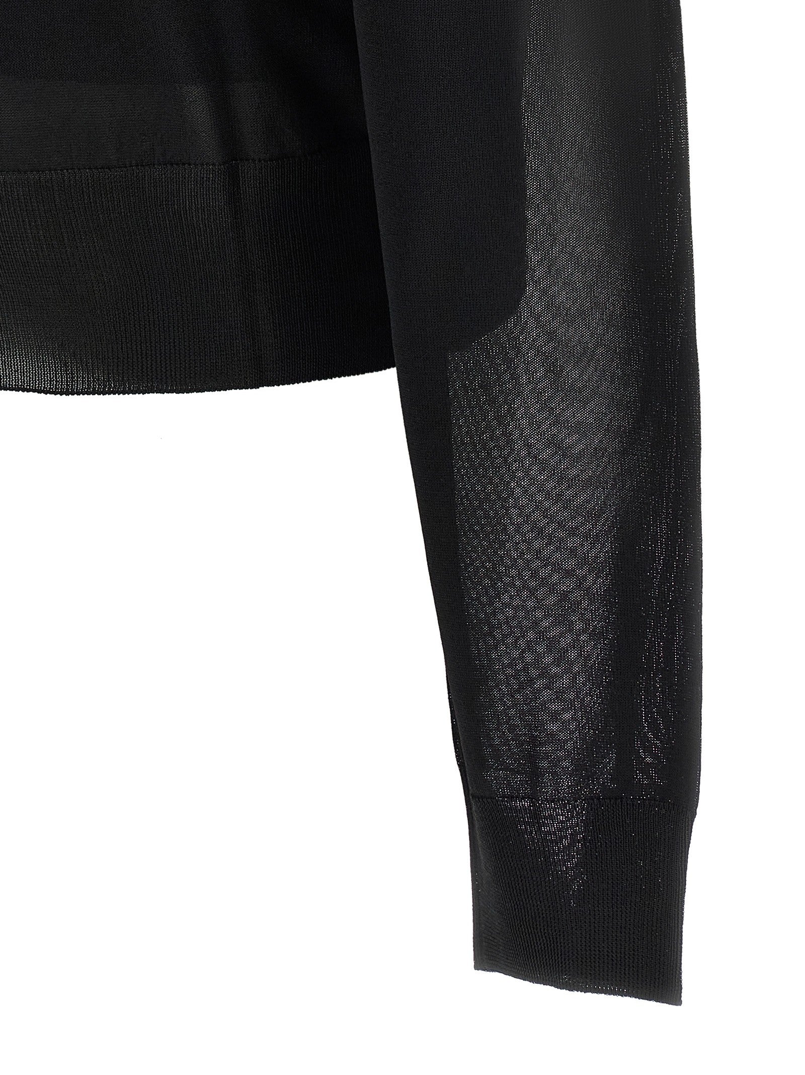 Fendi Double Knit Top Black