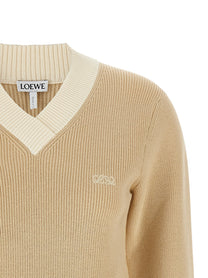 Loewe Double Sweatshirt Beige