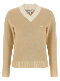 Loewe Double Sweatshirt Beige