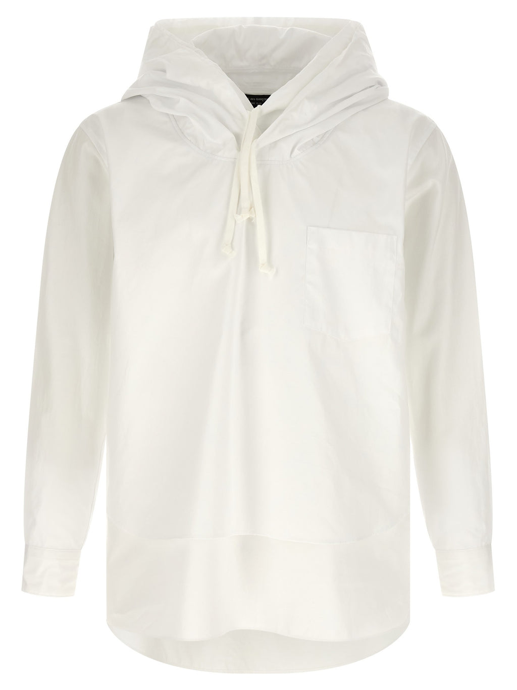Comme Des Garçons Homme Plus Double Layer Blouse White
