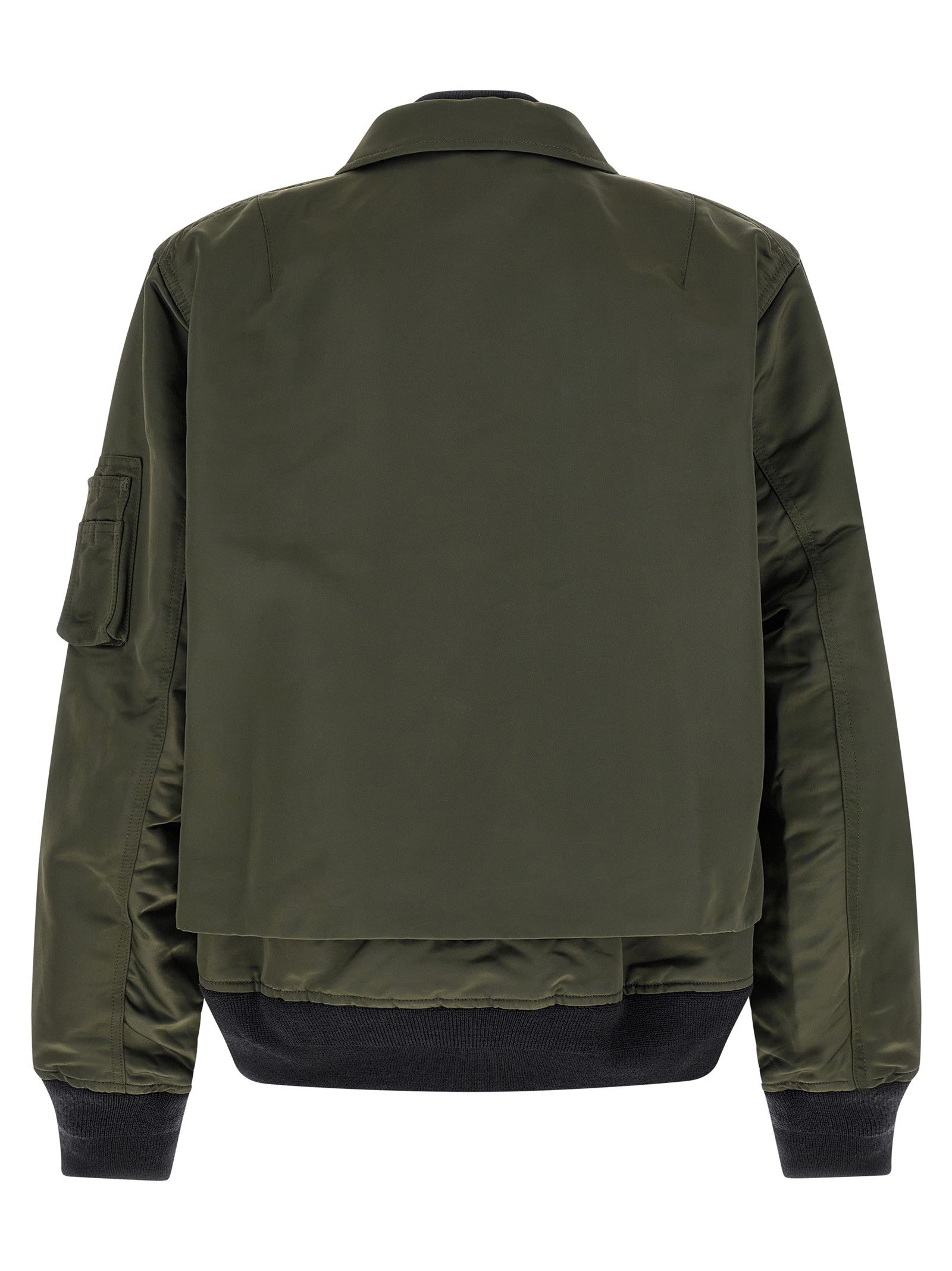 Sacai Double Layer Blouson Green