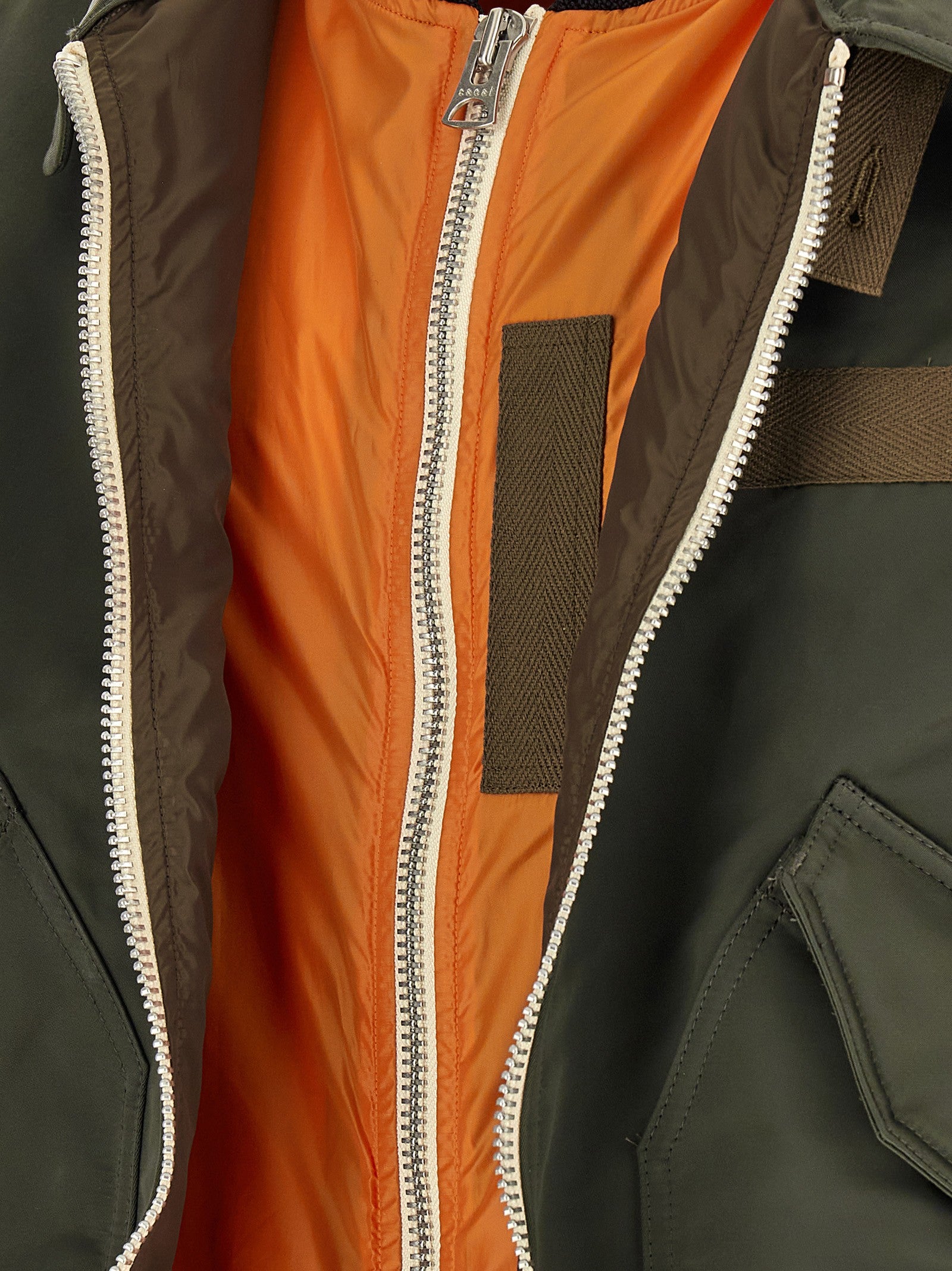 Sacai Double Layer Blouson Green