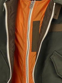 Sacai Double Layer Blouson Green