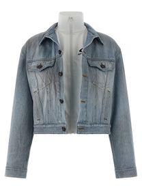 Balenciaga Double Layer Jacket Blue