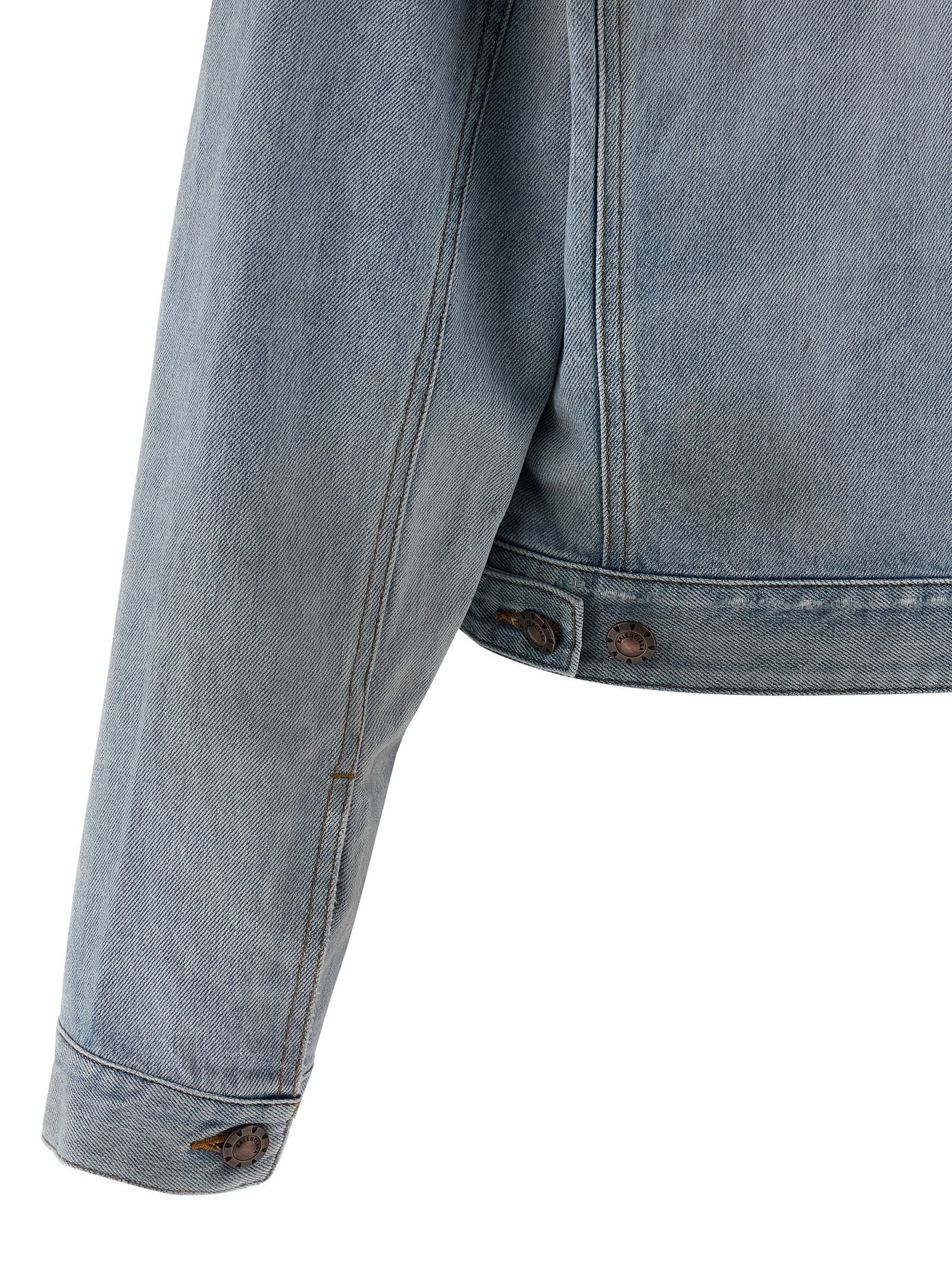 Balenciaga Double Layer Jacket Blue