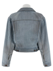 Balenciaga Double Layer Jacket Blue