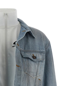 Balenciaga Double Layer Jacket Blue