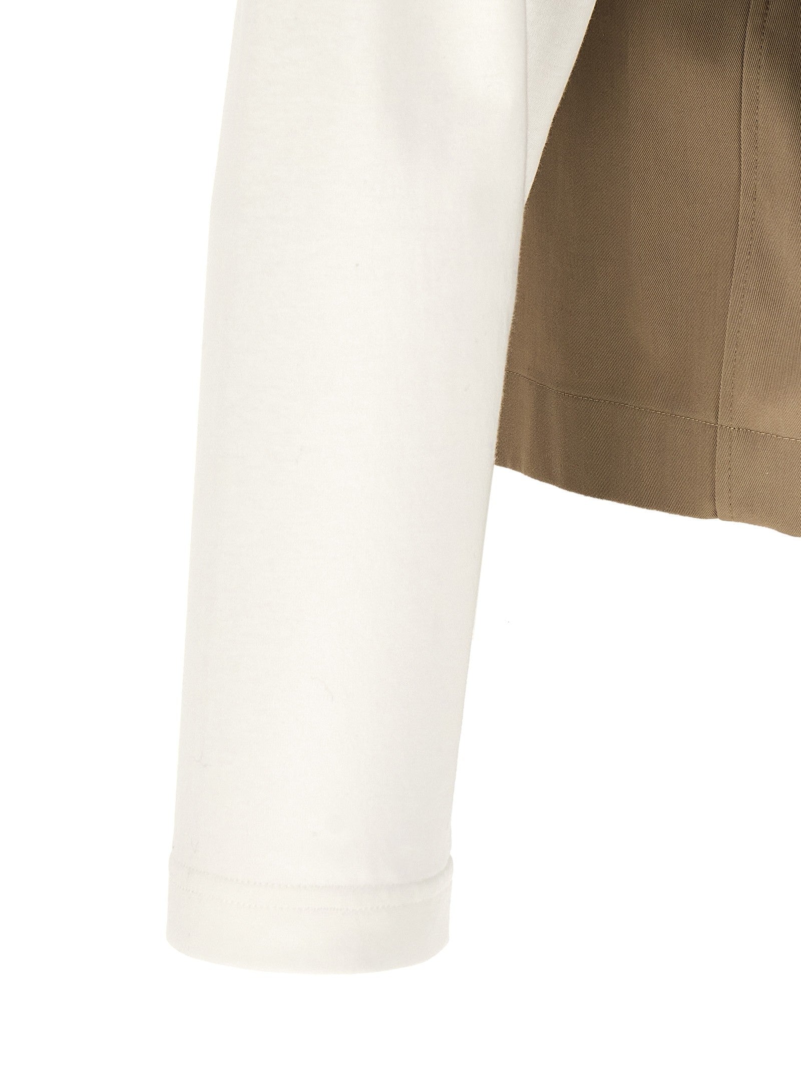 Balenciaga Double Layer Shirt Beige