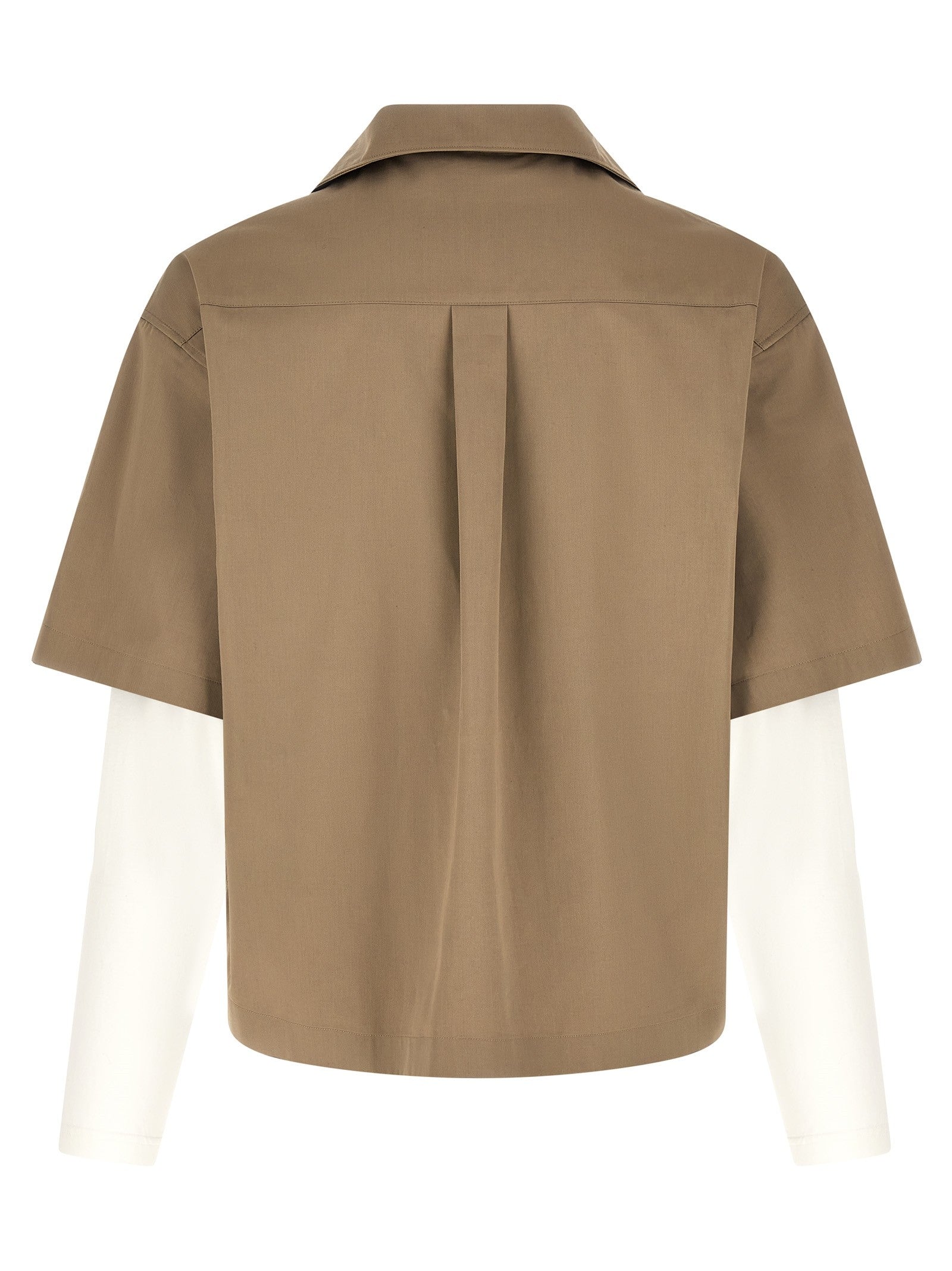 Balenciaga Double Layer Shirt Beige