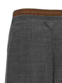 PRADA Double Layer Skirt Grey