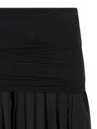 MM6 Maison Margiela Double Layer Skirt Black, view 3
