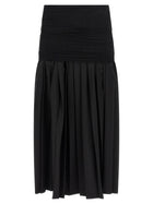 MM6 Maison Margiela Double Layer Skirt Black