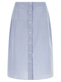 PRADA Double Layer Skirt Grey