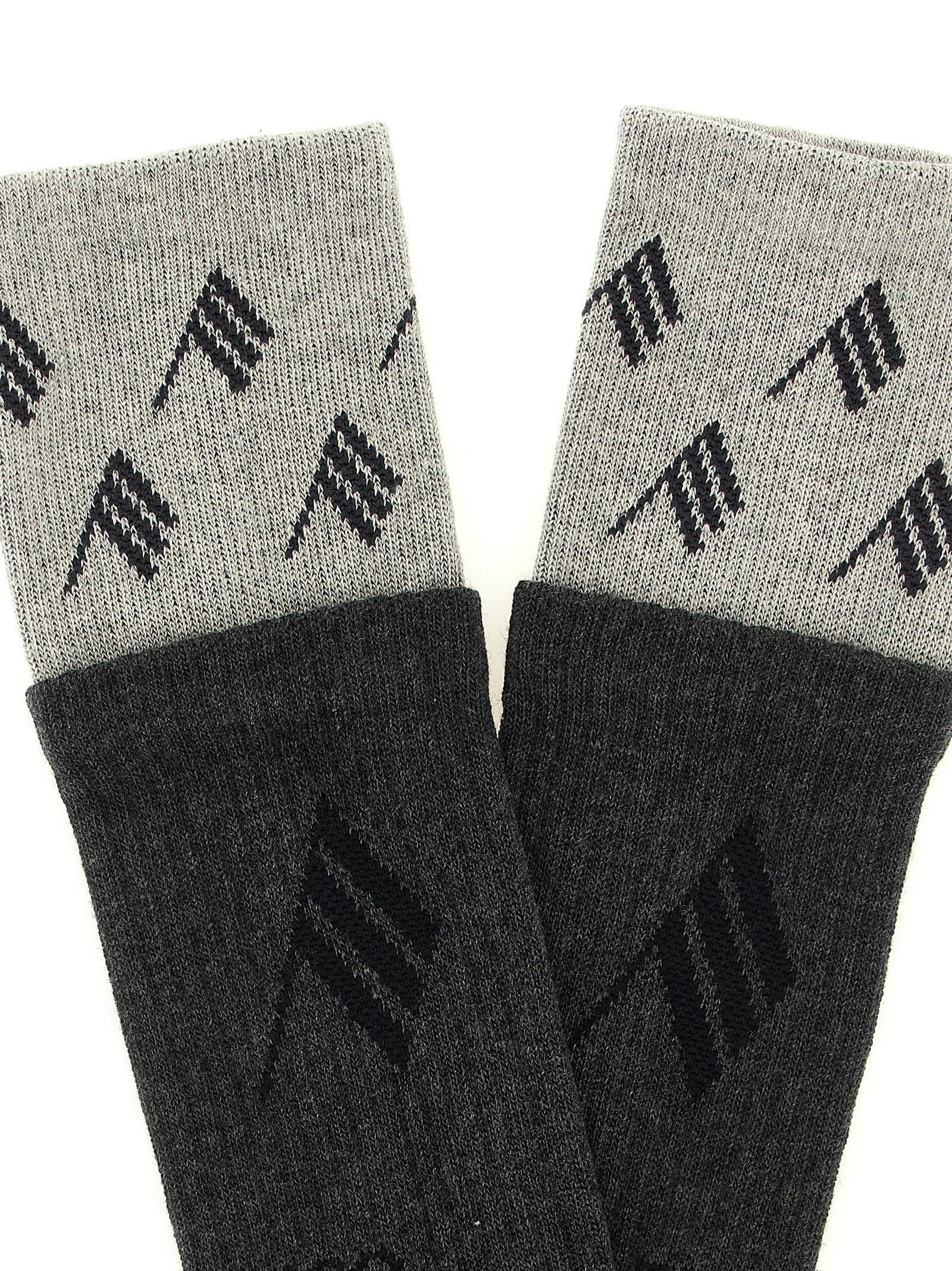 The Attico Double Layer Socks Grey