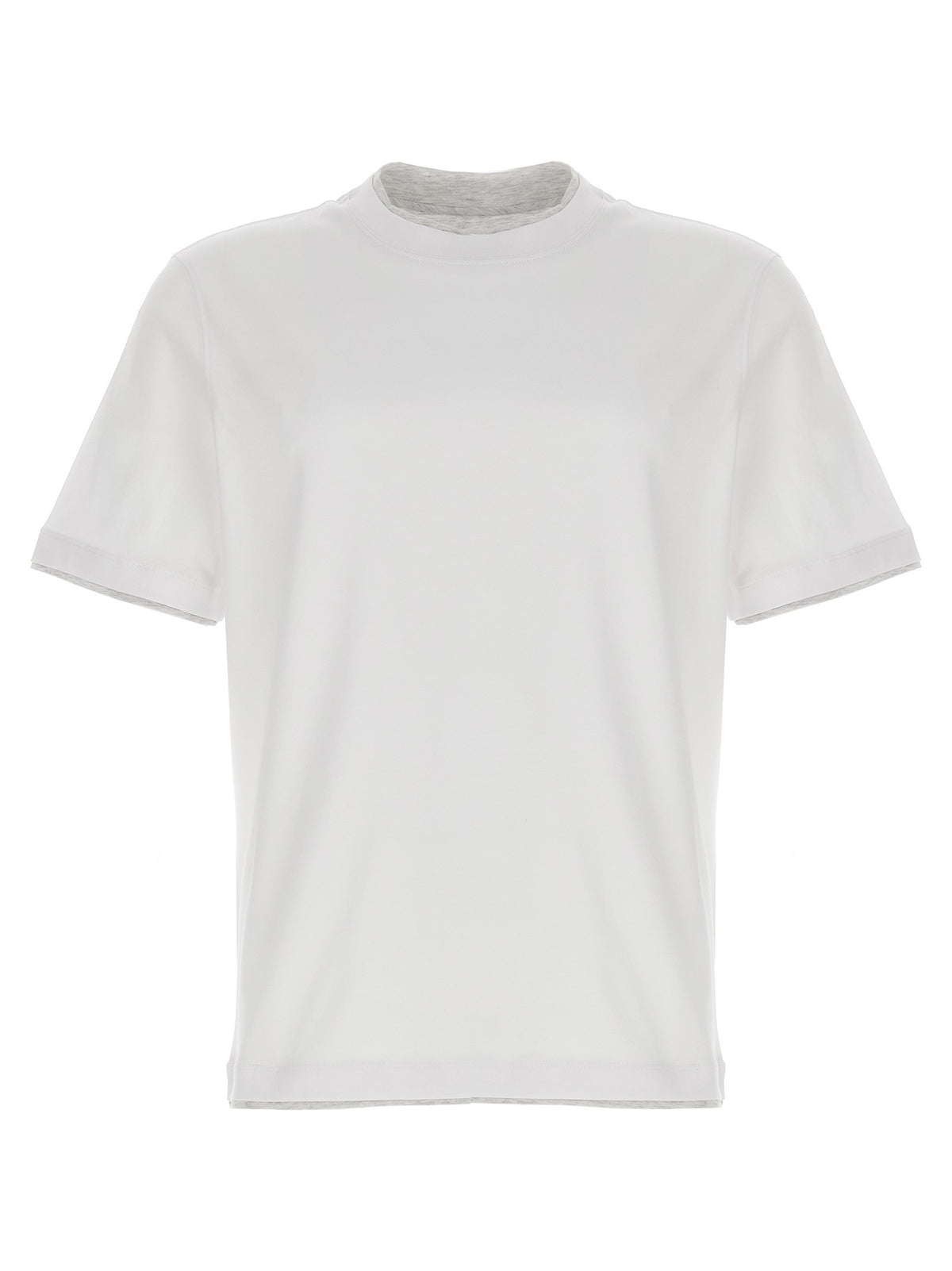 Brunello Cucinelli Double Layer Shirt White