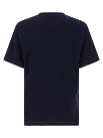 Brunello Cucinelli Double Layer Shirt Blue