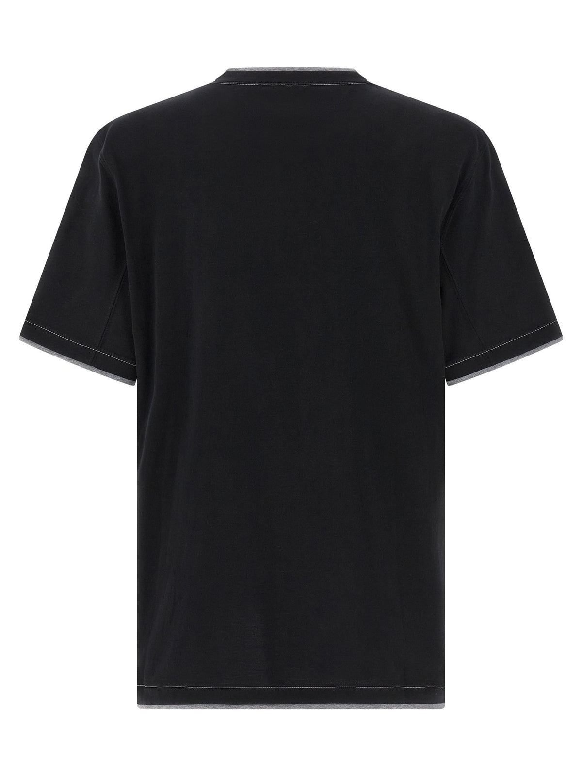Brunello Cucinelli Double Layer Shirt Black