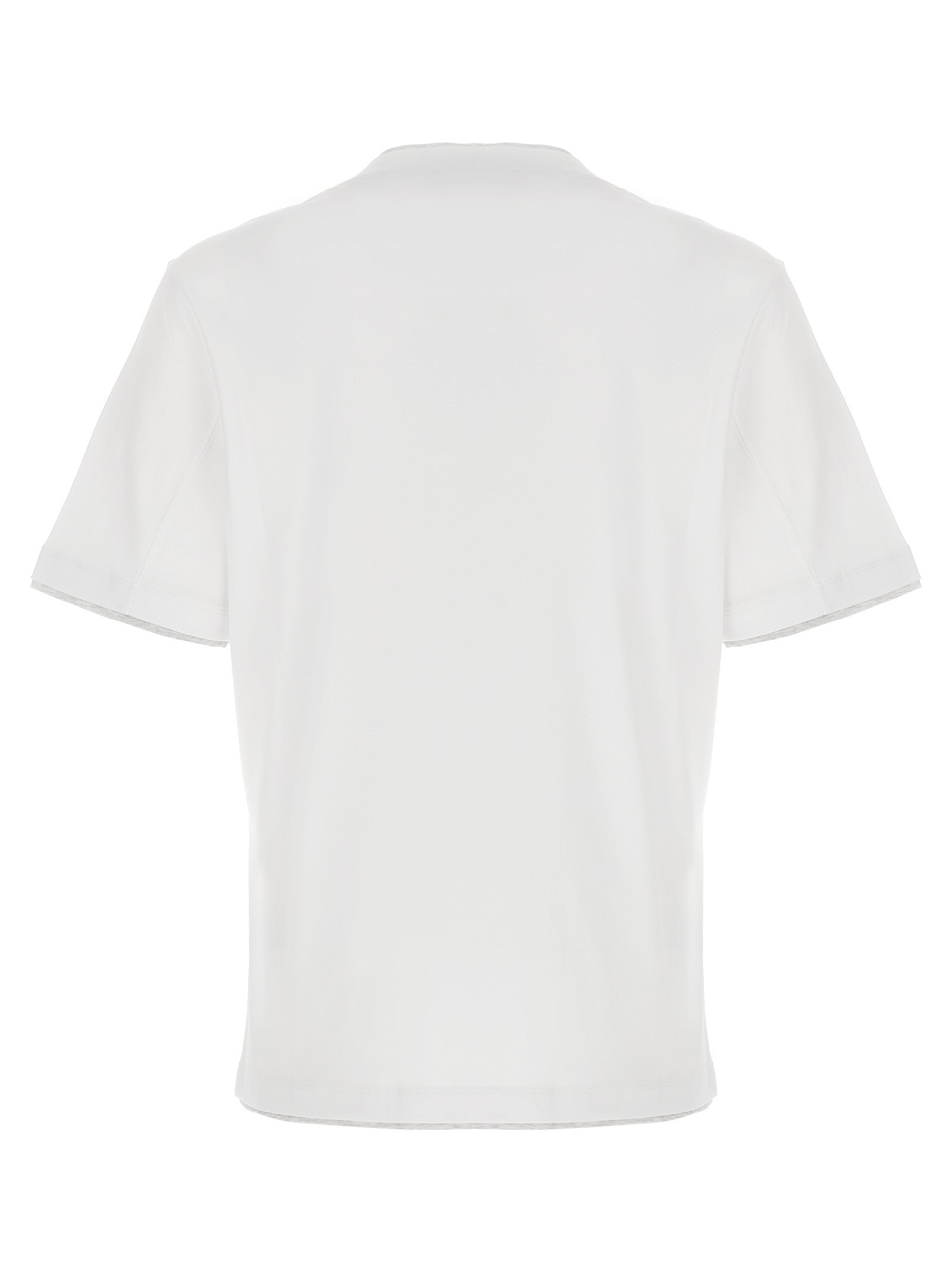 Brunello Cucinelli Double Layer Shirt White