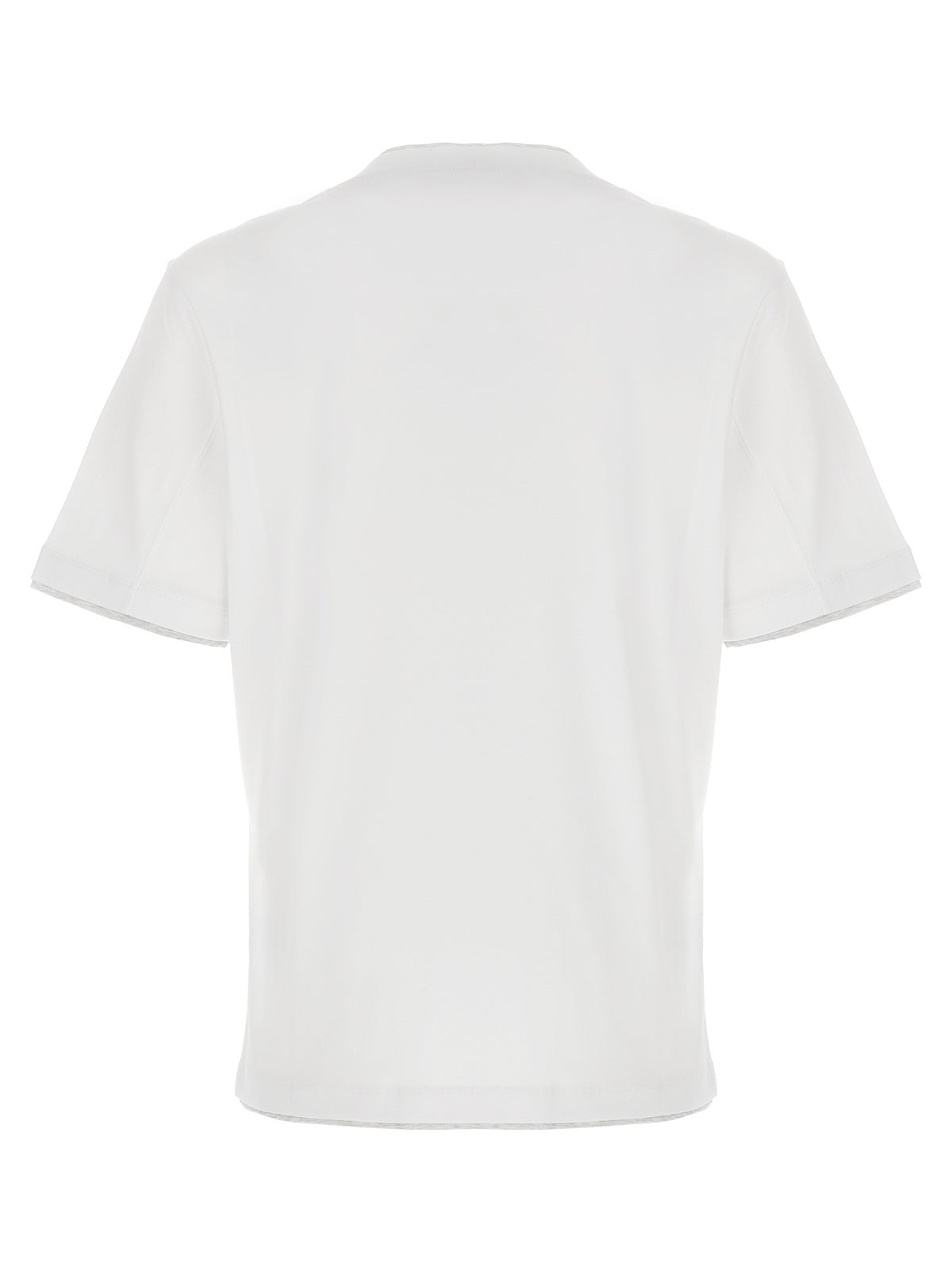 Brunello Cucinelli Double Layer Shirt White, view 2