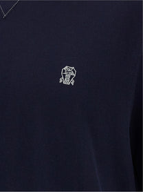 Brunello Cucinelli Double Layer Shirt Blue