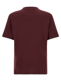 Brunello Cucinelli Double Layer Shirt Red